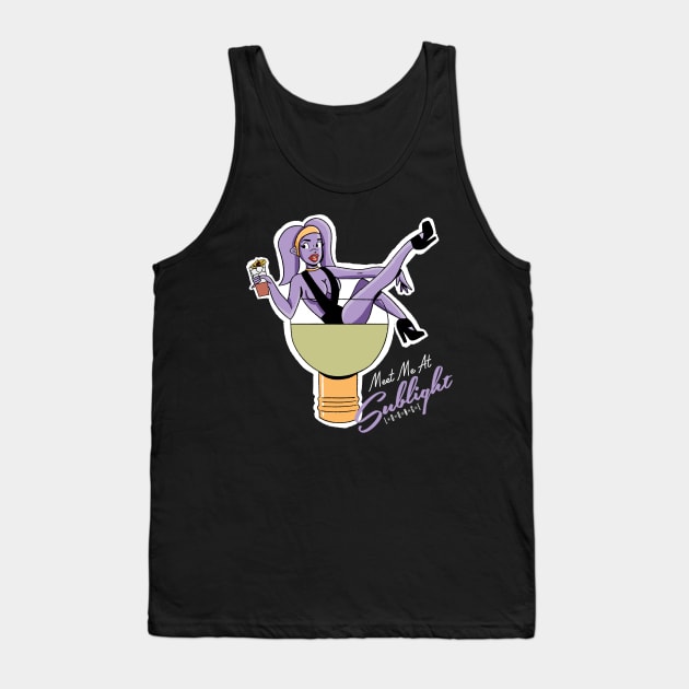 Meet me at the Sublight lounge Tank Top by littlesparks